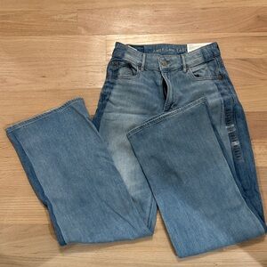 American Eagle baggy wide leg Jeans - Light Blue